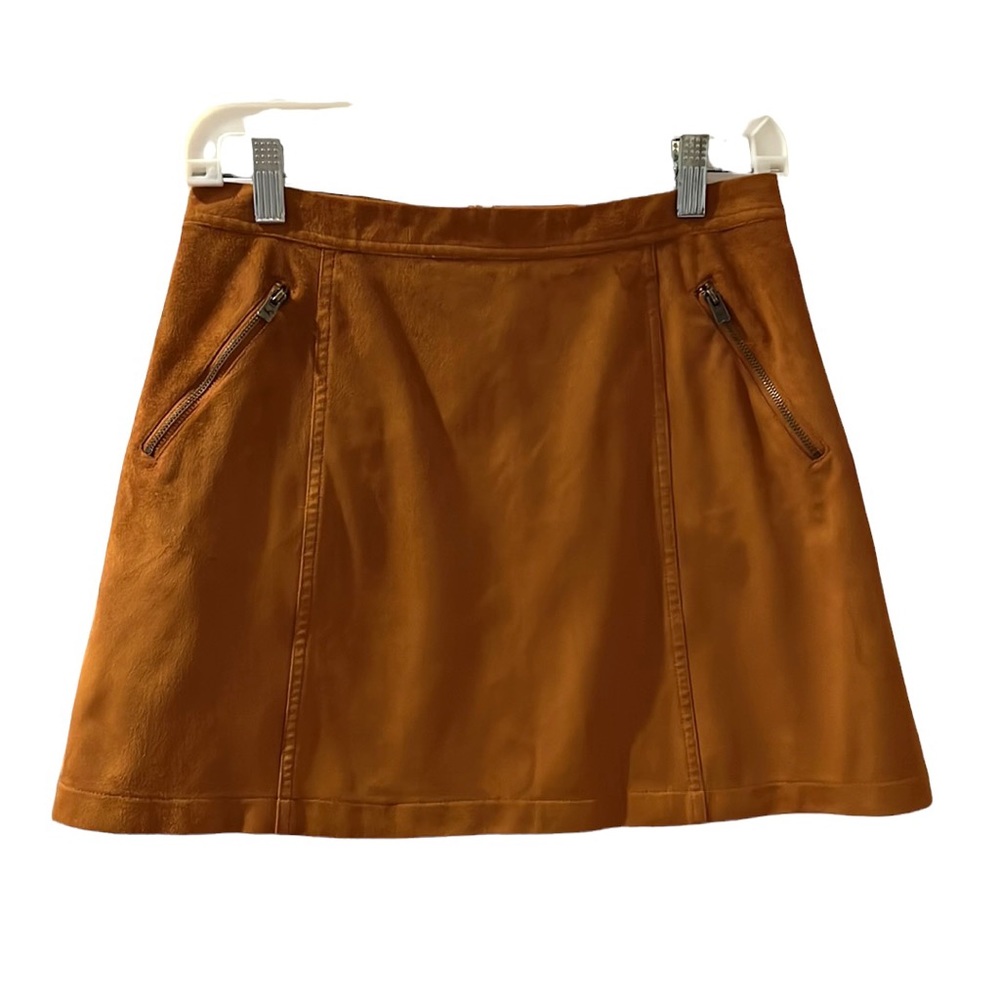 Hollister mini skirt in burnt orange/ brown color - S